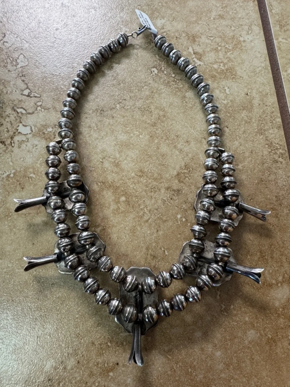 SOLD — Old Pawn Navajo Station Necklace - Picture 8 of 9